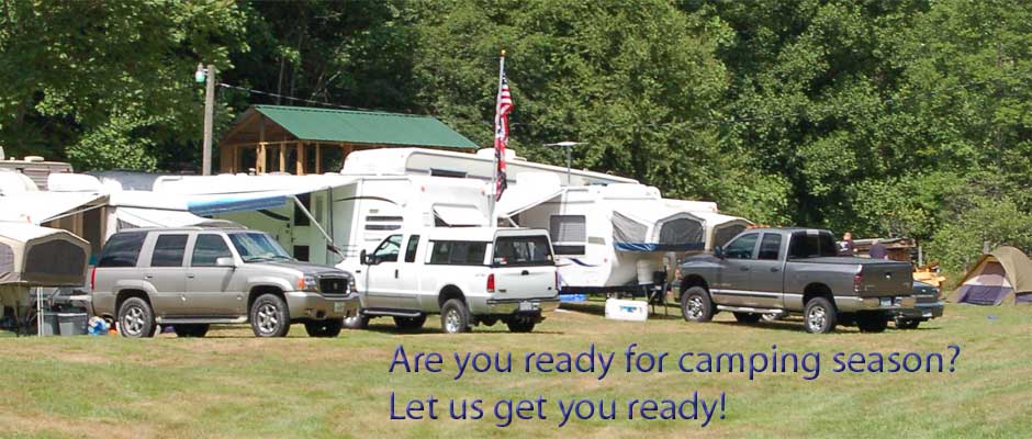 Let us get you ready for camping season!